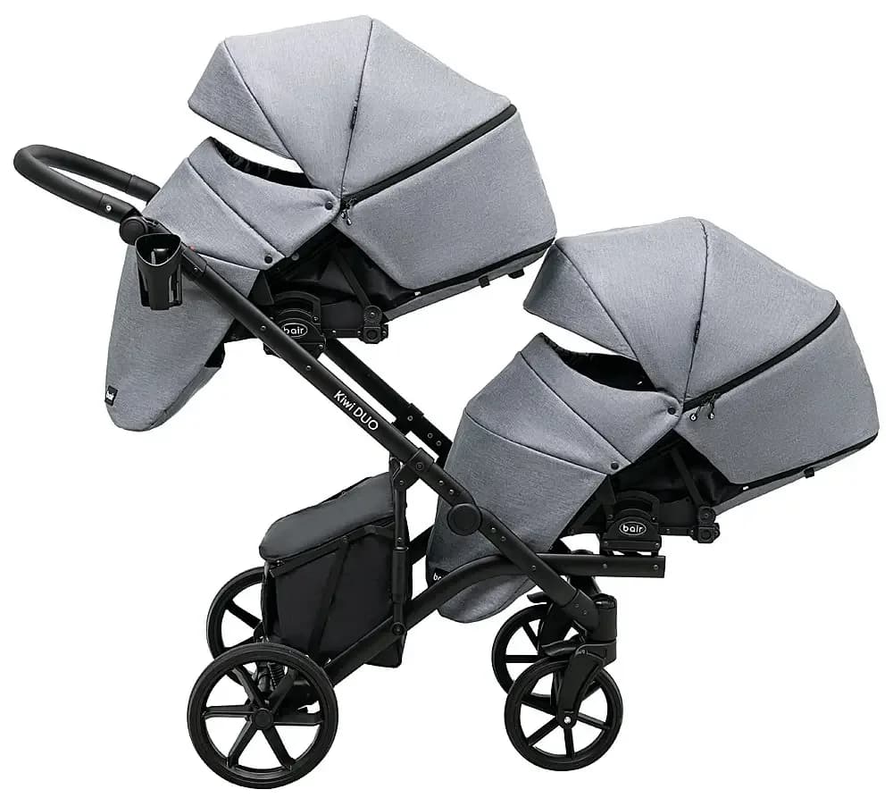 Коляска універсальна 2в1 для двійні Bair Kiwi Duo Soft BKP-218 681104 фото 2 Коляска універсальна 2в1 для двійні Bair Kiwi Duo Soft BKP-218 681104 фото 2