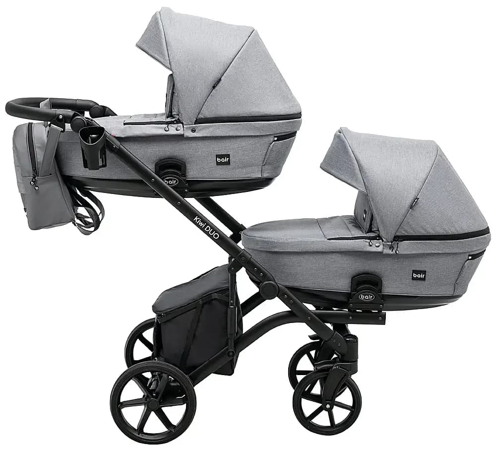 Коляска універсальна 2в1 для двійні Bair Kiwi Duo Soft BKP-218 681104 фото 3 Коляска універсальна 2в1 для двійні Bair Kiwi Duo Soft BKP-218 681104 фото 3