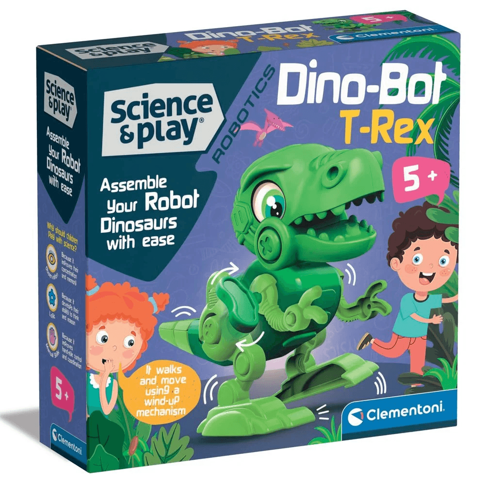 Конструктор Clementoni Динозавр Dino Bot T-Rex 75073.00