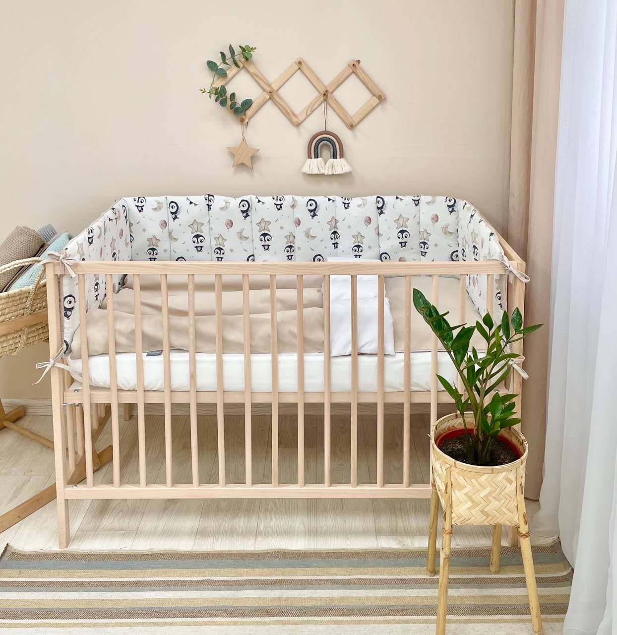 Постельный комплект Маленькая Соня Baby Dream Пингвин 6ед 0203152