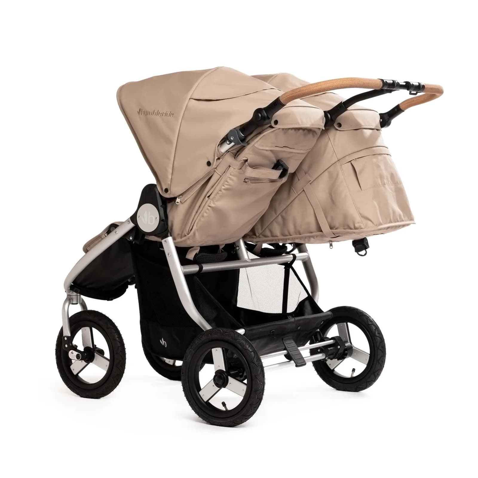 Коляска прогулянкова для двійні Bumbleride Indie Twin IT-985SA Sand фото 2 Коляска прогулянкова для двійні Bumbleride Indie Twin IT-985SA Sand фото 2