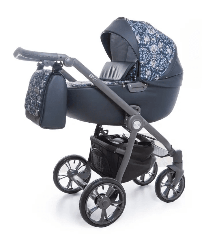 Коляска універсальна 2в1 Roan Esso Blue Sequins 9023-RE-01