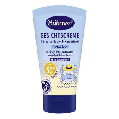 Крем сонцезахисний для обличчя Bubchen SPF50 50мл 3101073 Крем сонцезахисний для обличчя Bubchen SPF50 50мл 3101073