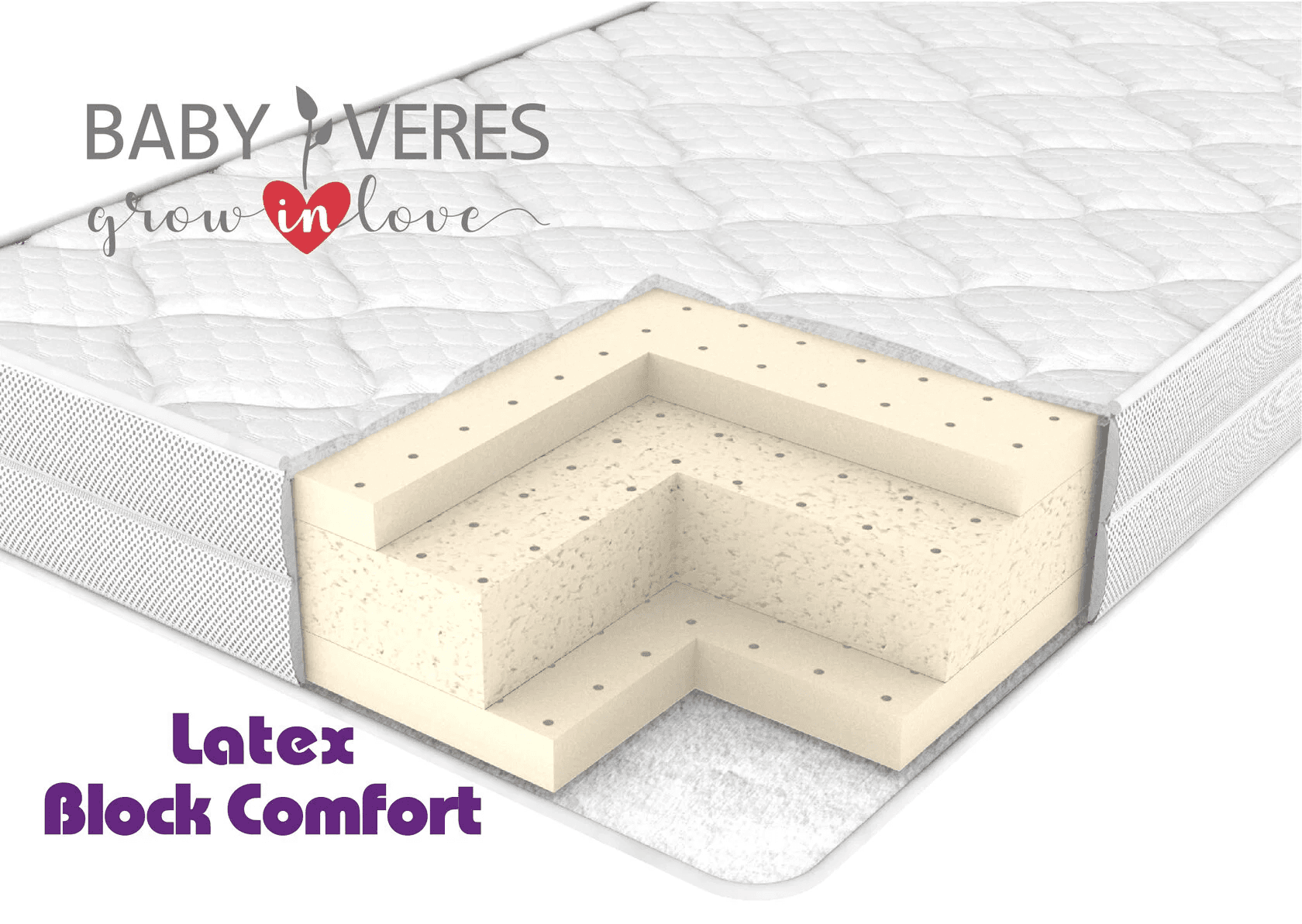 Матрац Верес Latex Block comfort 120х60х10 см 50.7.05