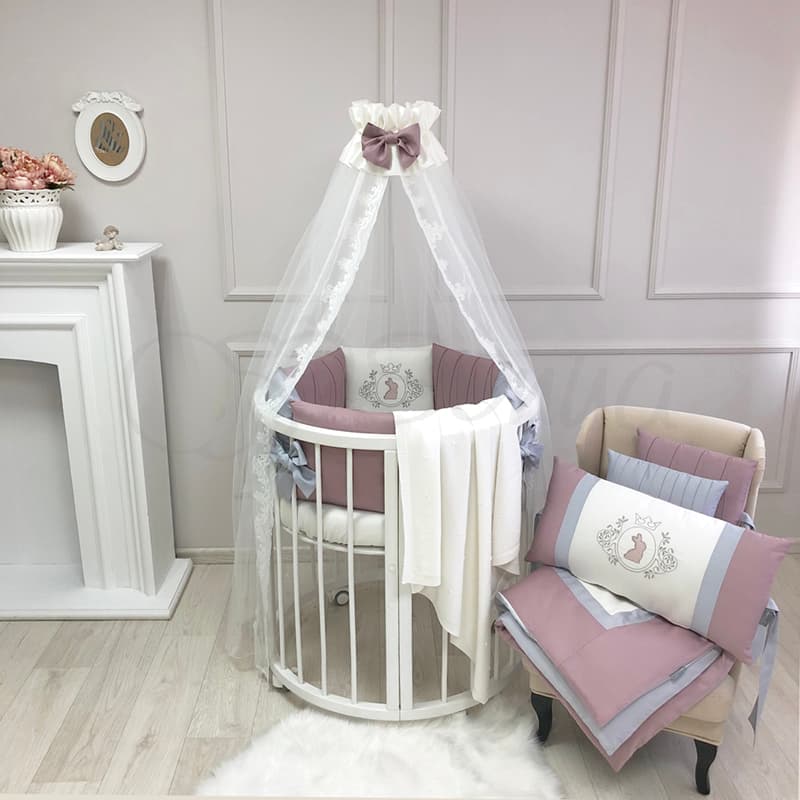 Постельный комплект Маленькая Соня Royal 6ед 26079/1 oval Рowder pink