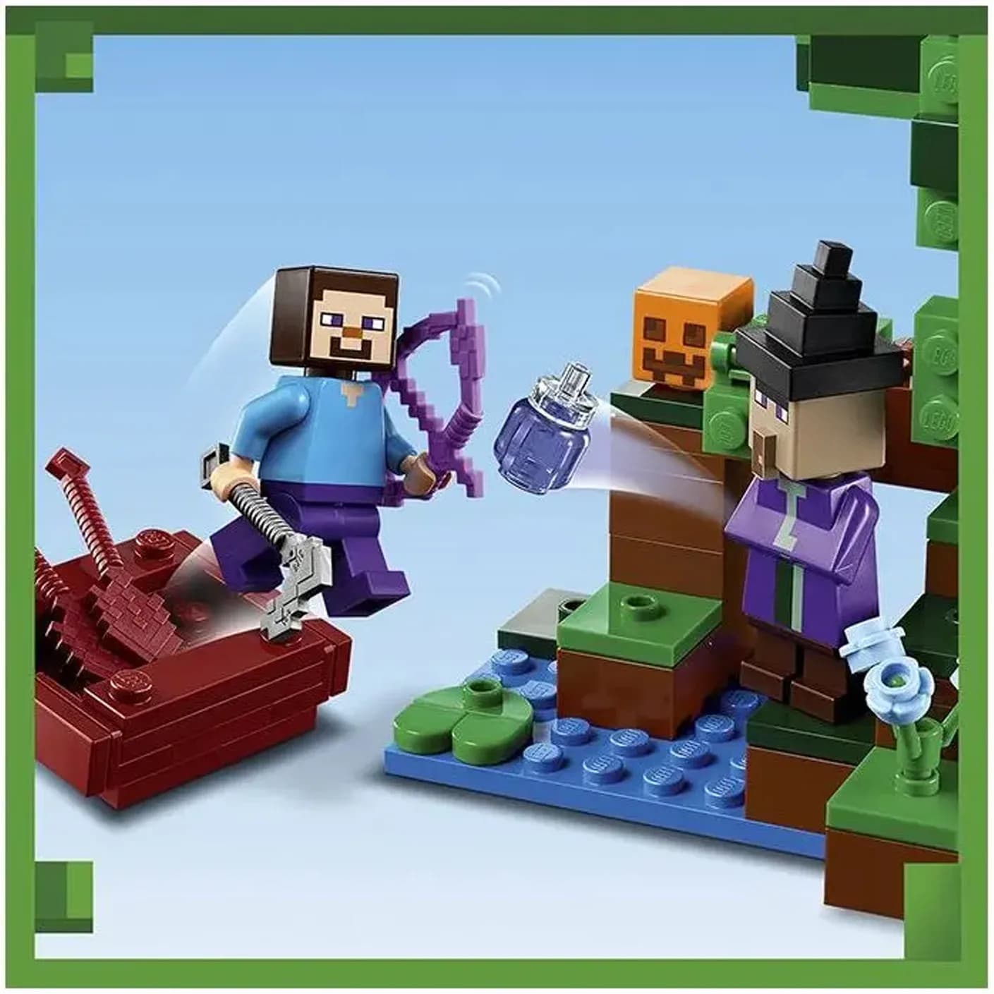 Конструктор Lego Minecraft Гарбузова ферма 257дет 21248 фото 6 Конструктор Lego Minecraft Гарбузова ферма 257дет 21248 фото 6