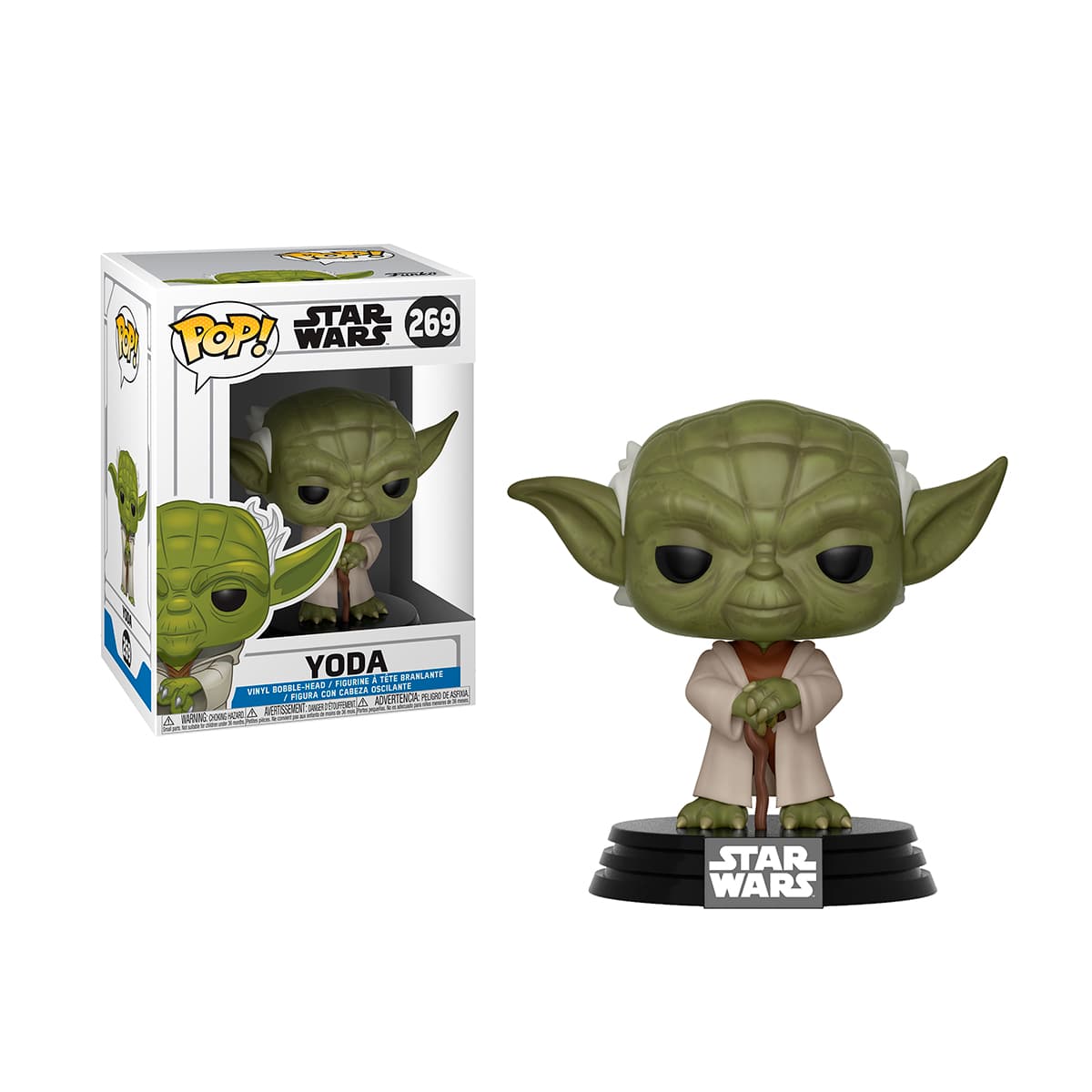 Игровая фигурка FUNKO POP! серии Звездные войны - Мастер Йода 31799 Игровая фигурка FUNKO POP! серии Звездные войны - Мастер Йода 31799