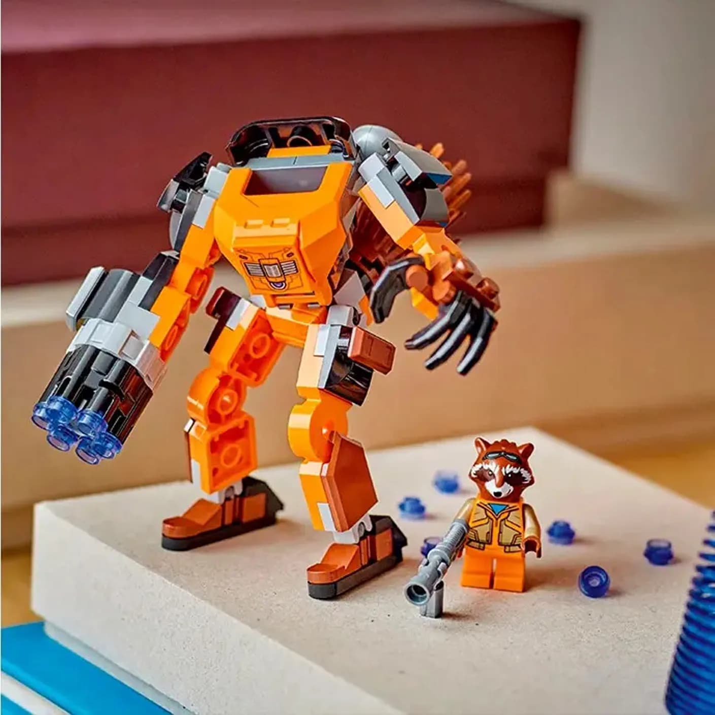 Конструктор Lego Super Heroes Робоброня Єнота Ракети 98дет 76243 фото 6 Конструктор Lego Super Heroes Робоброня Єнота Ракети 98дет 76243 фото 6