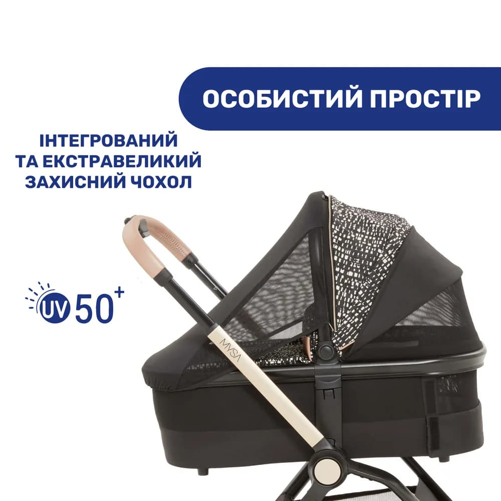 Коляска универсальная 2в1 Chicco Mysa Glam Dew Re-Lux 87026.71.01 фото 3 Коляска универсальная 2в1 Chicco Mysa Glam Dew Re-Lux 87026.71.01 фото 3