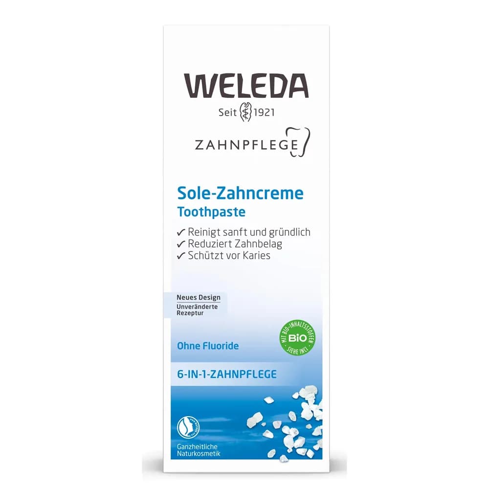 Зубная паста с минеральной солью Weleda 75 мл 00980900 фото 3 Зубная паста с минеральной солью Weleda 75 мл 00980900 фото 3