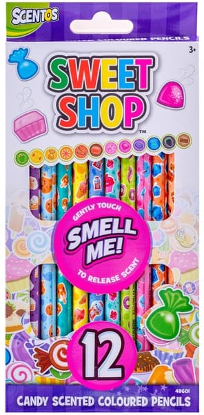 Карандаши ароматизированные Sweet Shop 12цв 48601 Карандаши ароматизированные Sweet Shop 12цв 48601