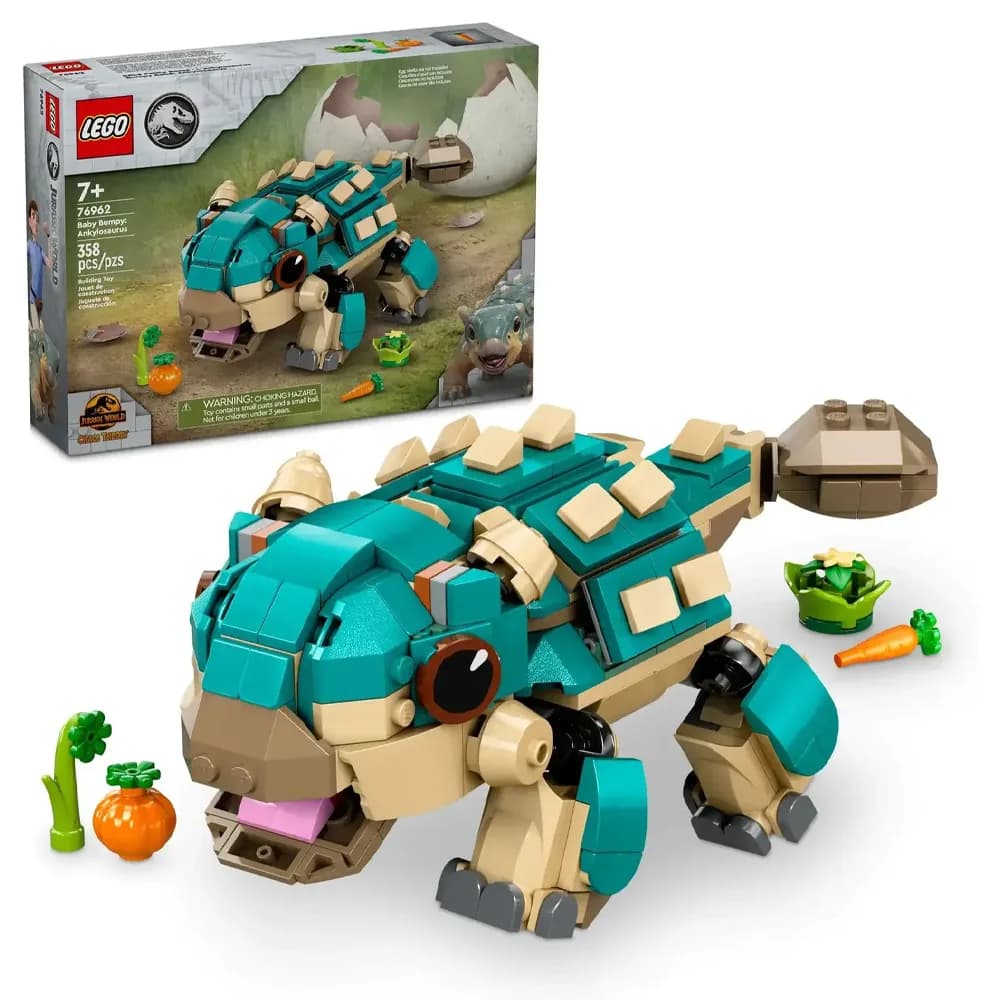 Конструктор Lego Jurassic World Малыш Бампи: Анкилозавр 358дет 76962 фото 2 Конструктор Lego Jurassic World Малыш Бампи: Анкилозавр 358дет 76962 фото 2