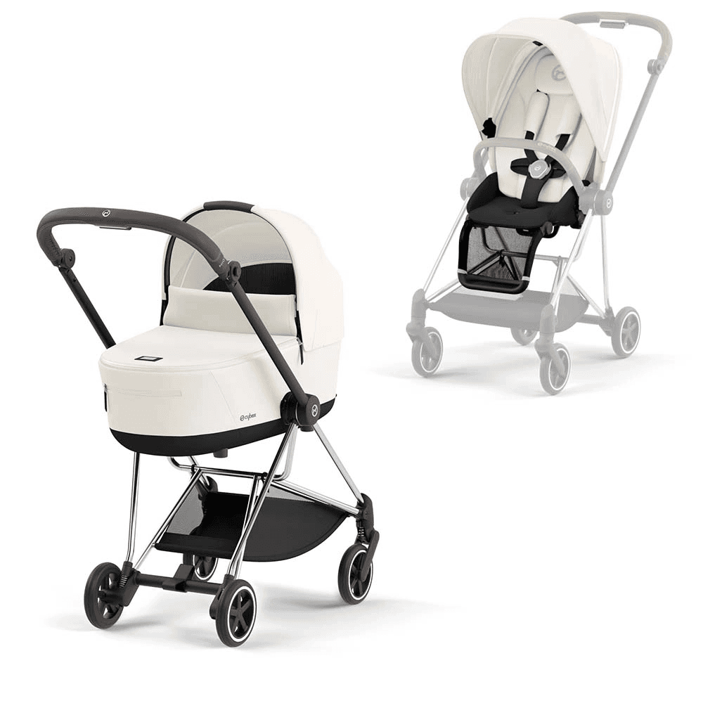 Коляска универсальная 2в1 Cybex Mios 4.0 Off White/Chrome Brown 523000937/3 Коляска универсальная 2в1 Cybex Mios 4.0 Off White/Chrome Brown 523000937/3