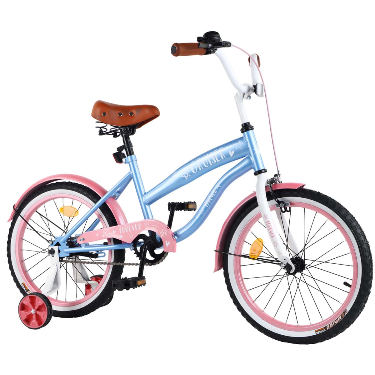 Велосипед 2-х колесный Tilly CRUISER 16" T-21631 blue+pink