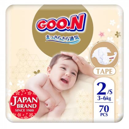 Подгузники Goo.N Premium Soft 3-6кг 70шт F1010101-153-Унисекс Подгузники Goo.N Premium Soft 3-6кг 70шт F1010101-153-Унисекс