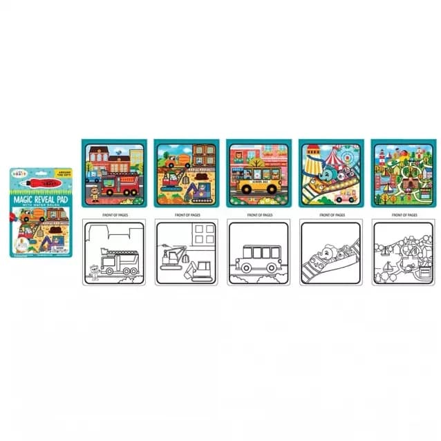 Раскраска водная Let's Craft Город MRP018 фото 3