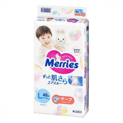 Подгузники Merries L 48шт 961900