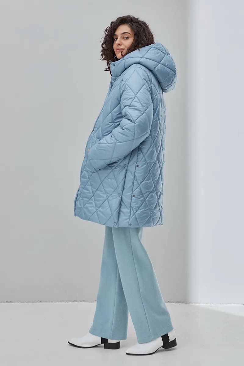 Куртка для вагітних S-XL Юла мама AKARI OW-43.022 -блакитний фото 11 Куртка для вагітних S-XL Юла мама AKARI OW-43.022 -блакитний фото 11