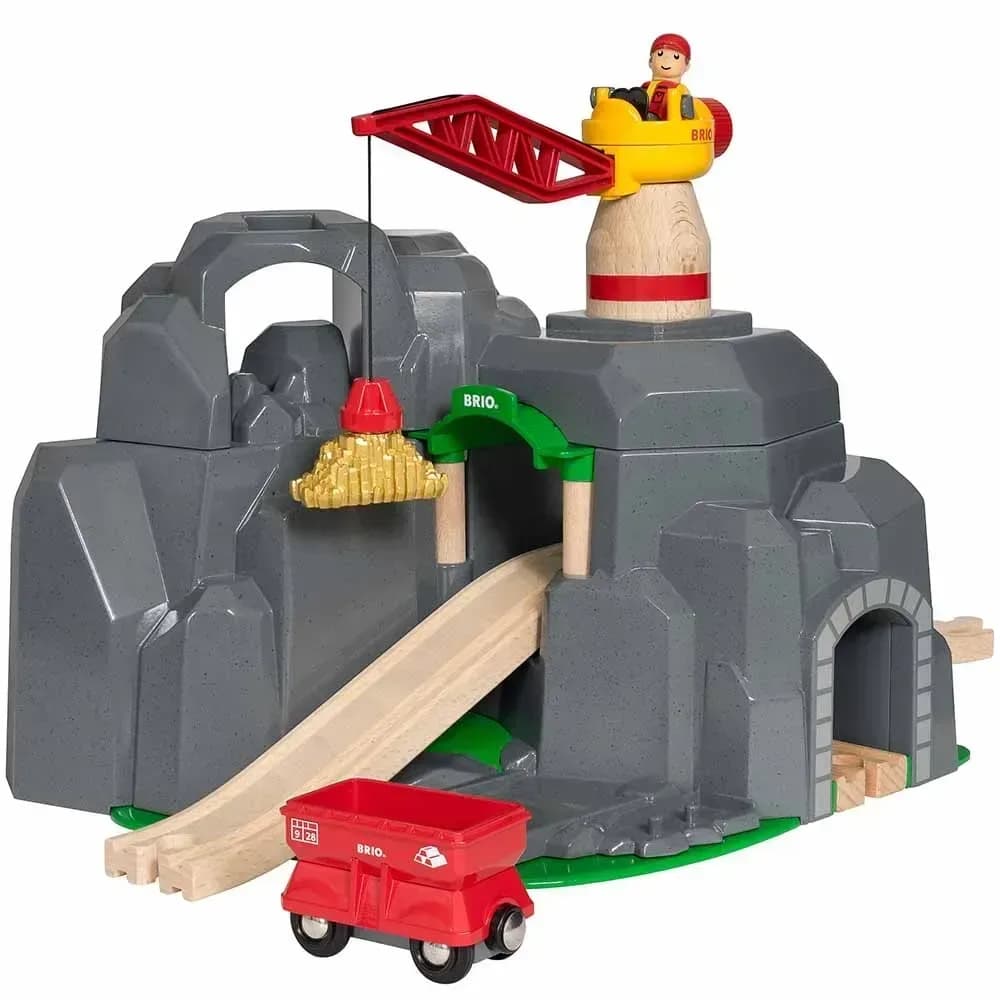 Игровой набор для железной дороги Brio Тоннель с подъемным краном 33889 фото 2