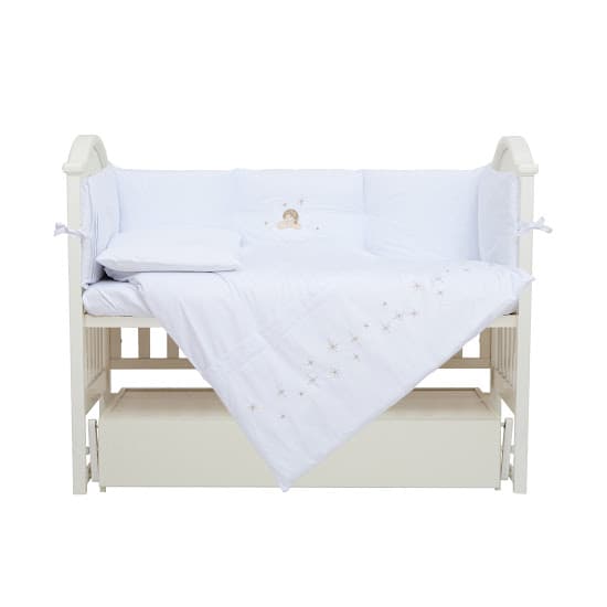 Постельный комплект Twins Dolce Angel 4082-TDA-01 white Постельный комплект Twins Dolce Angel 4082-TDA-01 white