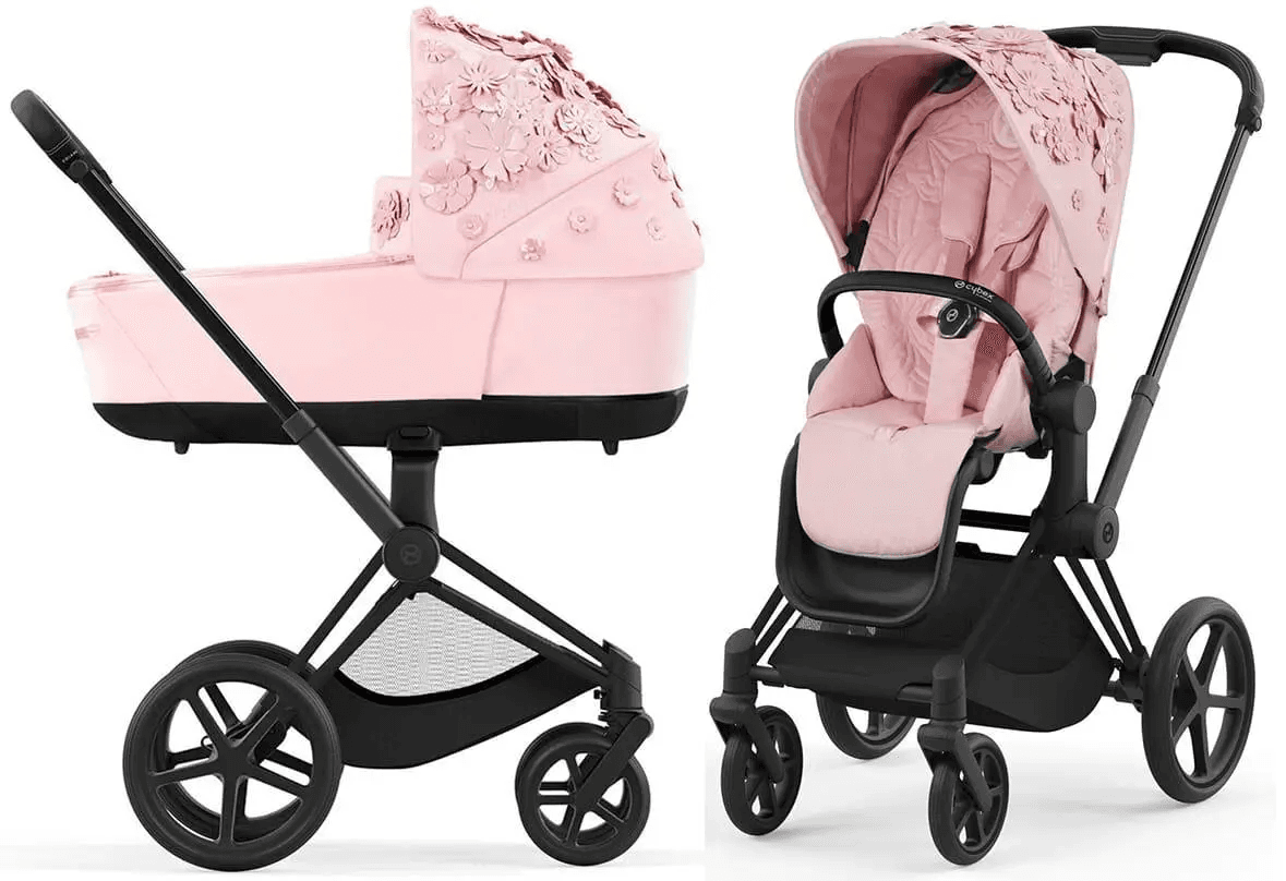 Коляска універсальна 2в1 Cybex Priam 4.0 Simply Flowers Pink/Matt Black 522000929/2 Коляска універсальна 2в1 Cybex Priam 4.0 Simply Flowers Pink/Matt Black 522000929/2