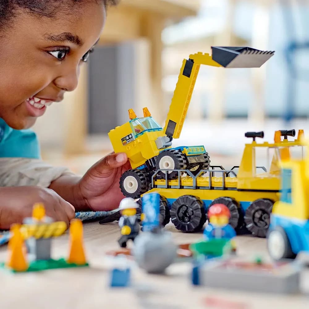 Конструктор LEGO City Строительный грузовик и шаровидный кран-таран 235дет 60391 фото 8