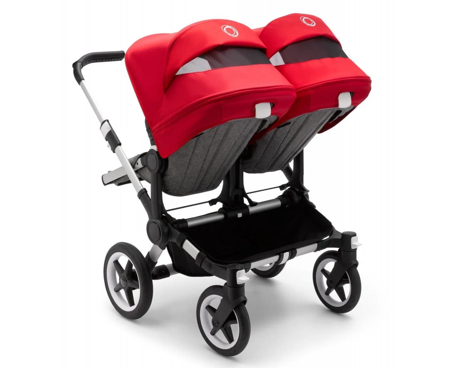 Прогулянковий блок Bugaboo до коляски для двійні DONKEY3 ALU/GREY MELANGE-RED 180128GM02 фото 2 Прогулянковий блок Bugaboo до коляски для двійні DONKEY3 ALU/GREY MELANGE-RED 180128GM02 фото 2