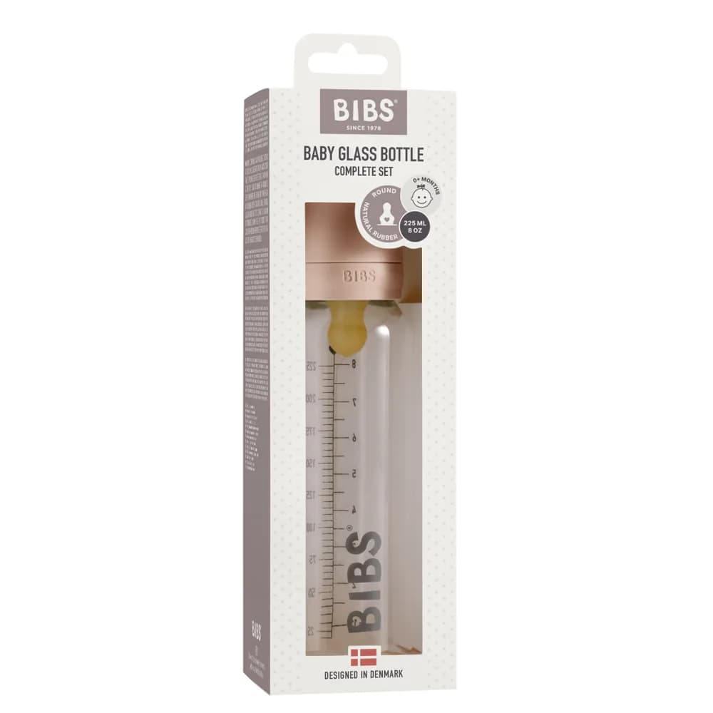 Бутылочка стеклянная BIBS Blush 225мл 5014244 фото 4 Бутылочка стеклянная BIBS Blush 225мл 5014244 фото 4