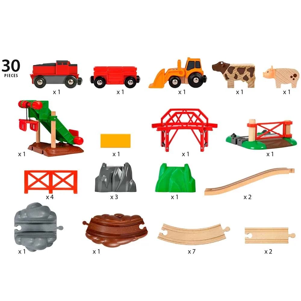 Детская железная дорога BRIO Ферма с животными 33984 фото 8 Детская железная дорога BRIO Ферма с животными 33984 фото 8