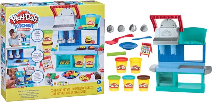 Набір для ліплення Play-Doh Зайнятий шеф-кухар F8107 фото 2 Набір для ліплення Play-Doh Зайнятий шеф-кухар F8107 фото 2