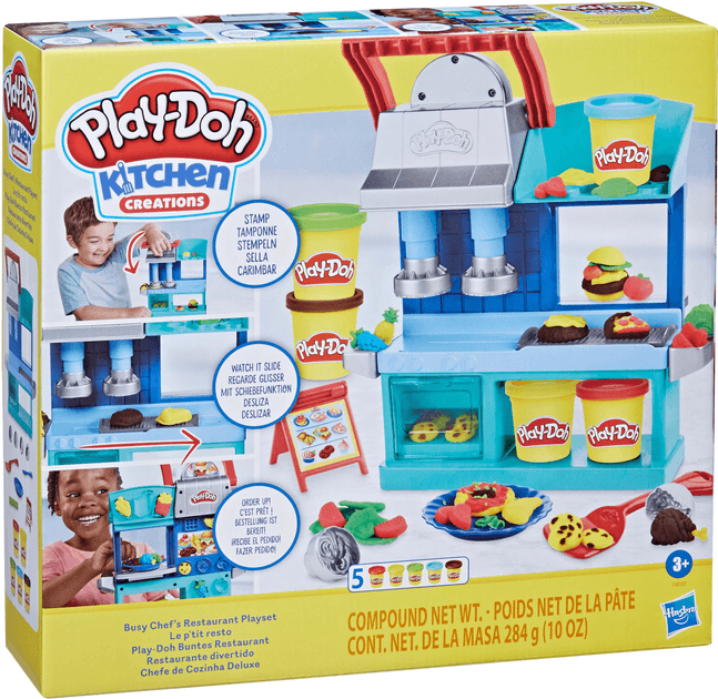 Набір для ліплення Play-Doh Зайнятий шеф-кухар F8107 Набір для ліплення Play-Doh Зайнятий шеф-кухар F8107