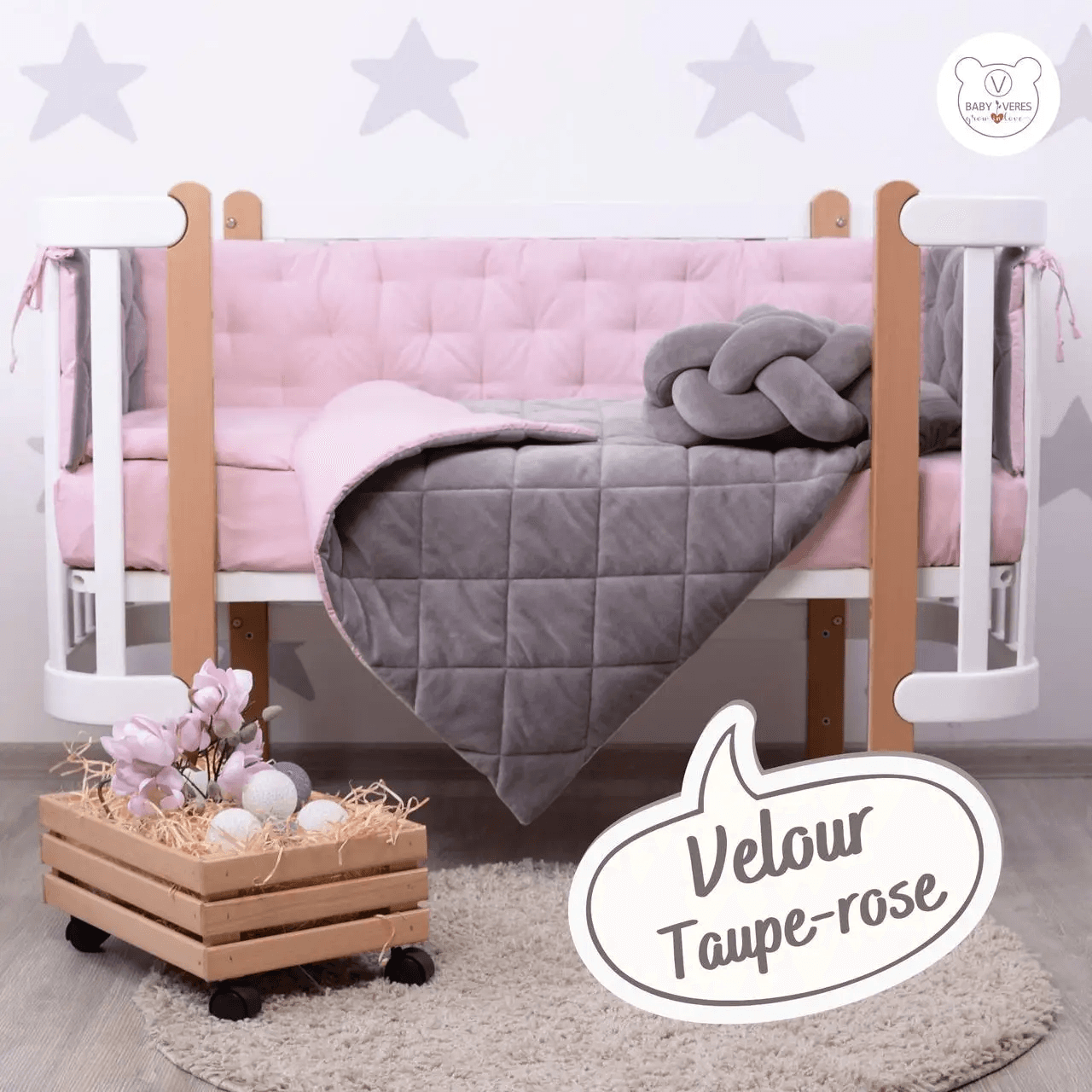 Постільний комплект Верес Velour Taupe-rose 5од 218.02