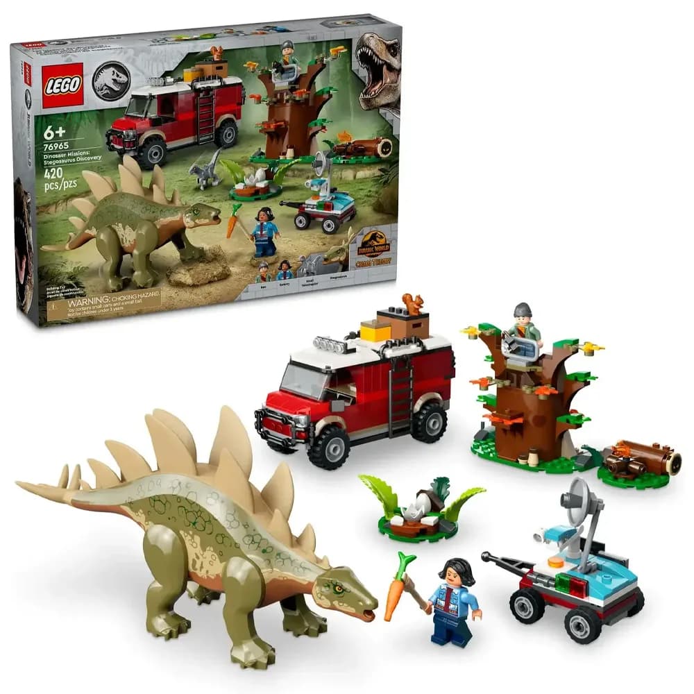 Конструктор Lego Jurassic World Миссии динозавров: Находка стегозавра 420дет 76965 фото 2