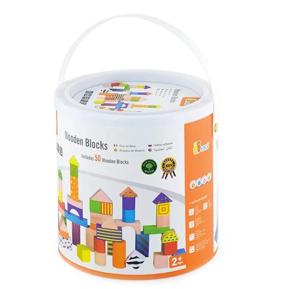 Конструктор деревянный Viga Toys 50дет 59695 фото 3 Конструктор деревянный Viga Toys 50дет 59695 фото 3