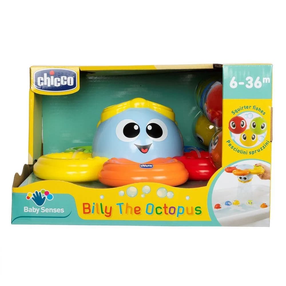 Іграшка для купання Chicco Восьминіг Біллі 10037.00 фото 10 Іграшка для купання Chicco Восьминіг Біллі 10037.00 фото 10