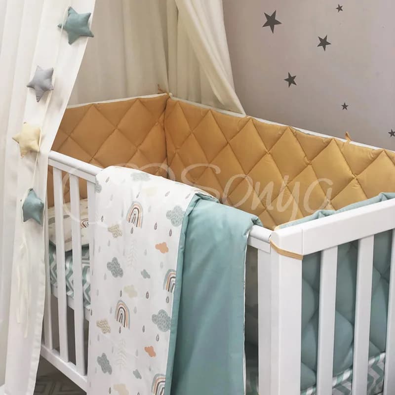 Постільний комплект Маленька Соня Baby Mix Веселки 6од 0291501 фото 6 Постільний комплект Маленька Соня Baby Mix Веселки 6од 0291501 фото 6