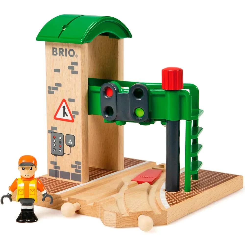 Сигнальная станция для железной дороги со стрелкой и светофором BRIO 33674 фото 2 Сигнальная станция для железной дороги со стрелкой и светофором BRIO 33674 фото 2