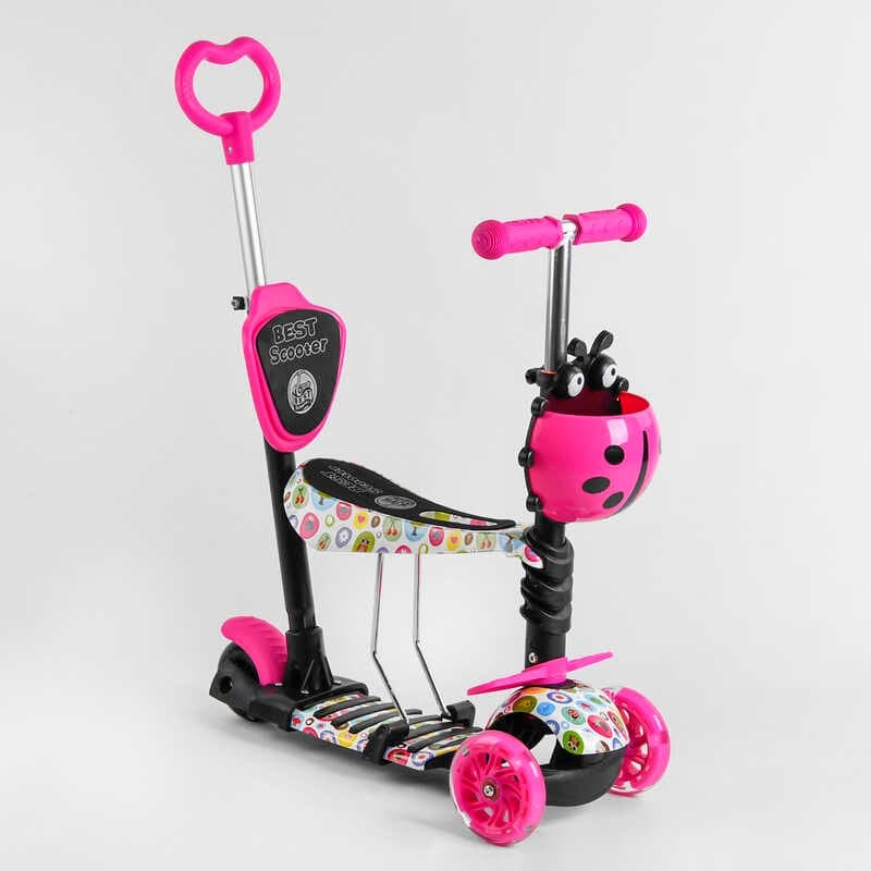Самокат Best Scooter 3-х колесный с ручкой 5в1 15800 Самокат Best Scooter 3-х колесный с ручкой 5в1 15800