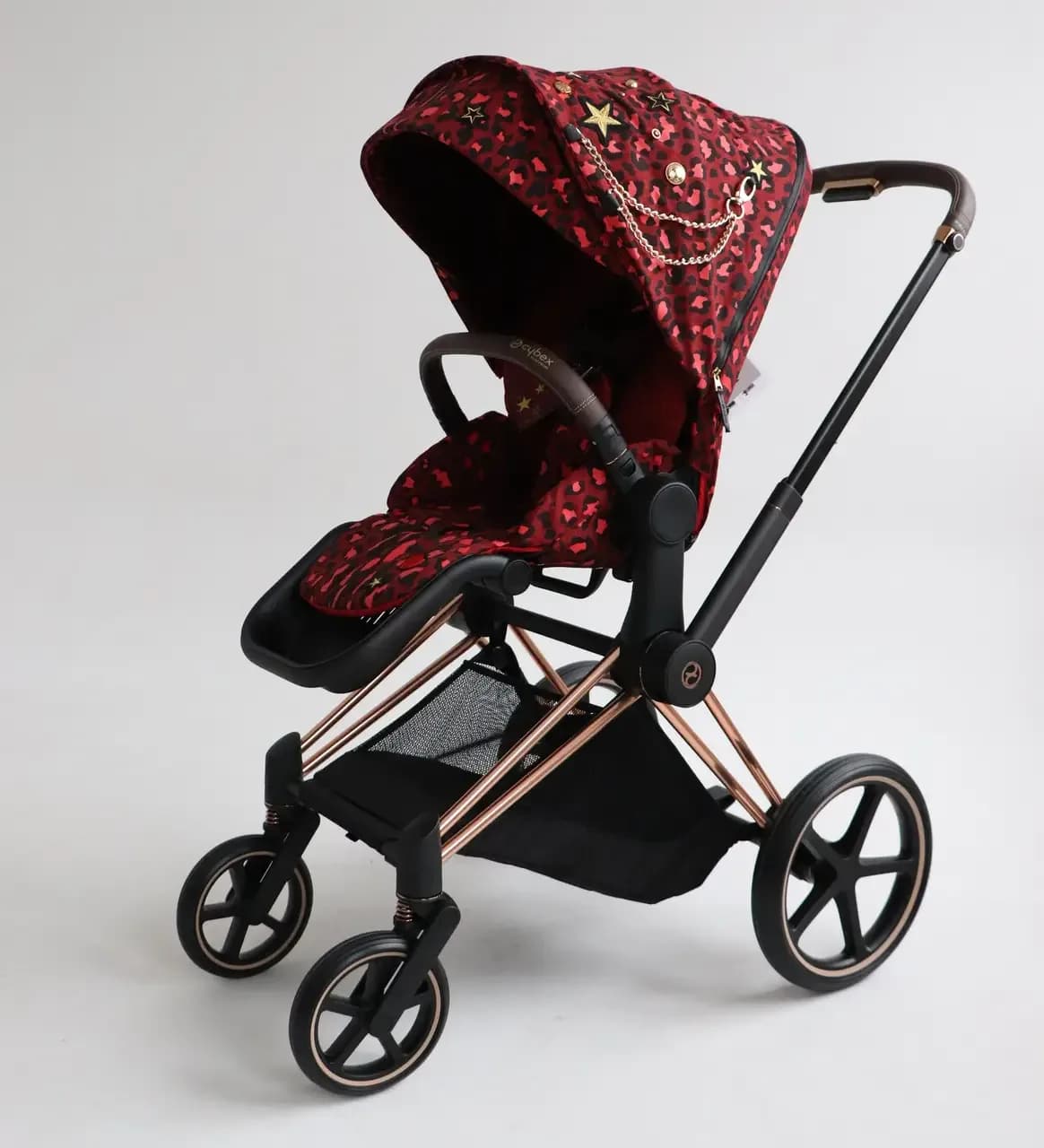 Коляска універсальна 2в1 Cybex Priam 4.0 by Alec Voelkel Rockstar/Rosegold 522000883/4 фото 2 Коляска універсальна 2в1 Cybex Priam 4.0 by Alec Voelkel Rockstar/Rosegold 522000883/4 фото 2