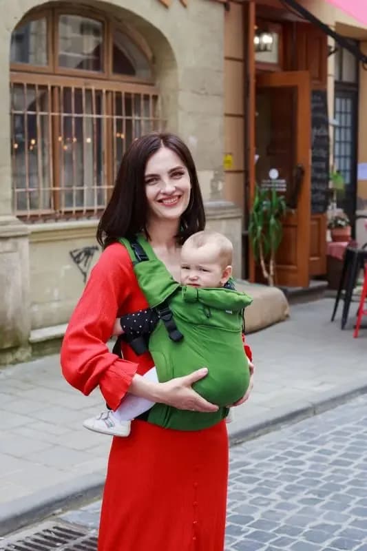 Ерго-рюкзак Di Sling Toddler Органік Смарагд DST0005 фото 2 Ерго-рюкзак Di Sling Toddler Органік Смарагд DST0005 фото 2