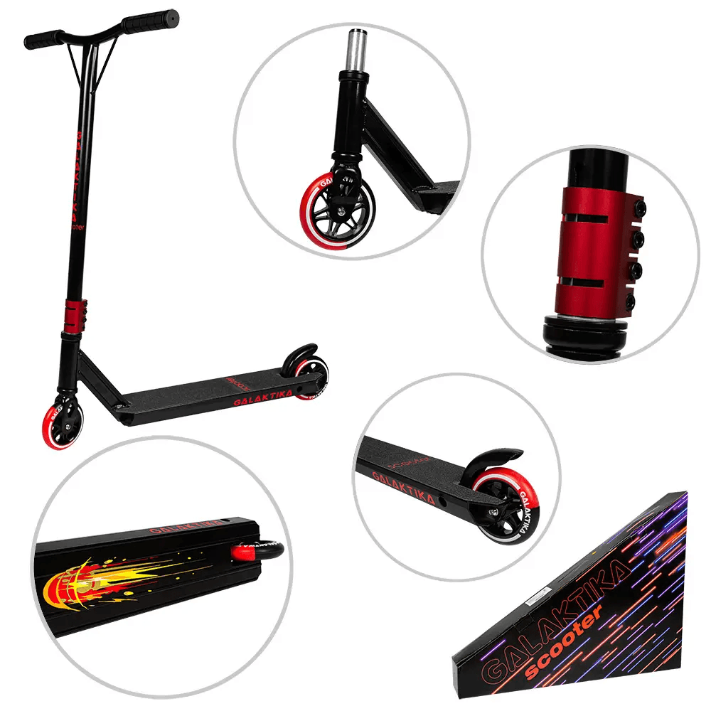Самокат трюковый Tilly Galaktika GS-0087 Red