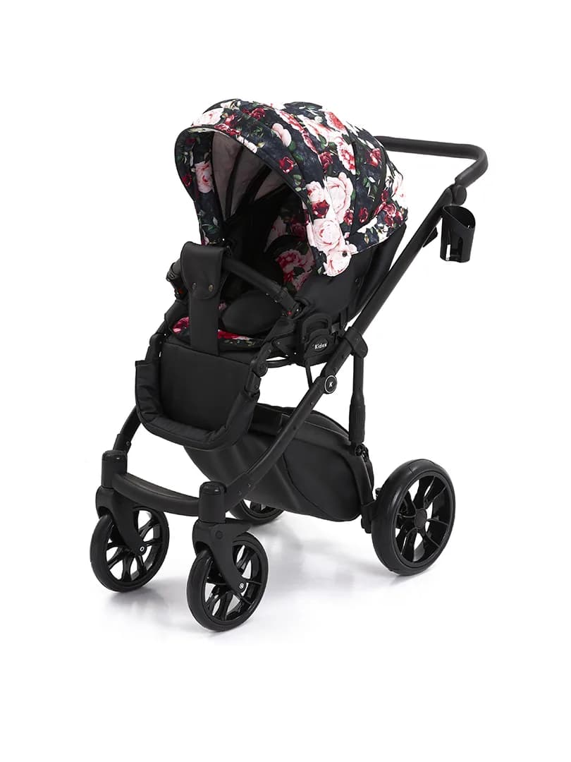 Коляска універсальна 3в1 Kidex K-Style Bloom of Rose Handle Black KDXS02 фото 3