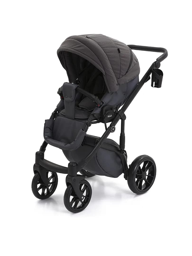 Коляска універсальна 2в1 Kidex K-Style Graphite Grey Handle Brown KDX0023 фото 5 Коляска універсальна 2в1 Kidex K-Style Graphite Grey Handle Brown KDX0023 фото 5
