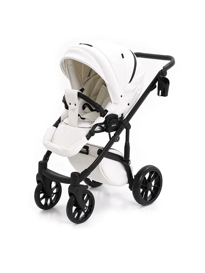 Коляска универсальная 2в1 Kidex K-Style Diamond White Handle Black FW KDX0018 фото 4 Коляска универсальная 2в1 Kidex K-Style Diamond White Handle Black FW KDX0018 фото 4