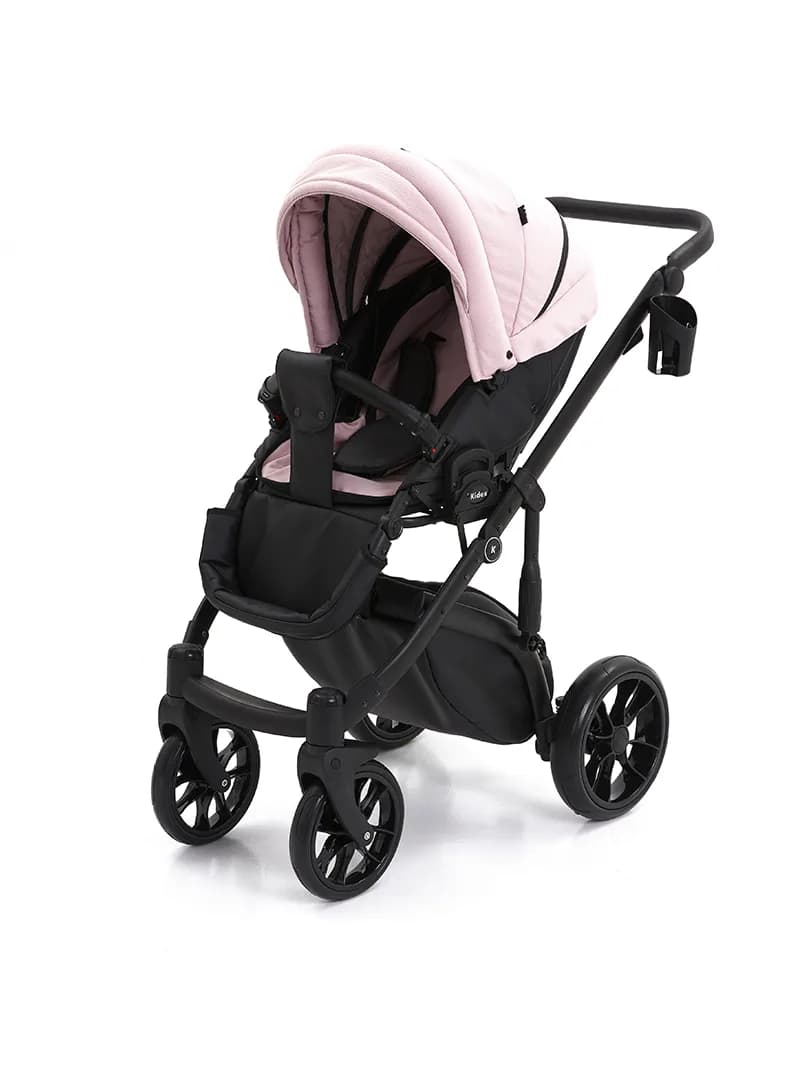 Коляска универсальная 2в1 Kidex K-Style Pink Handle Black KDX0032 фото 3