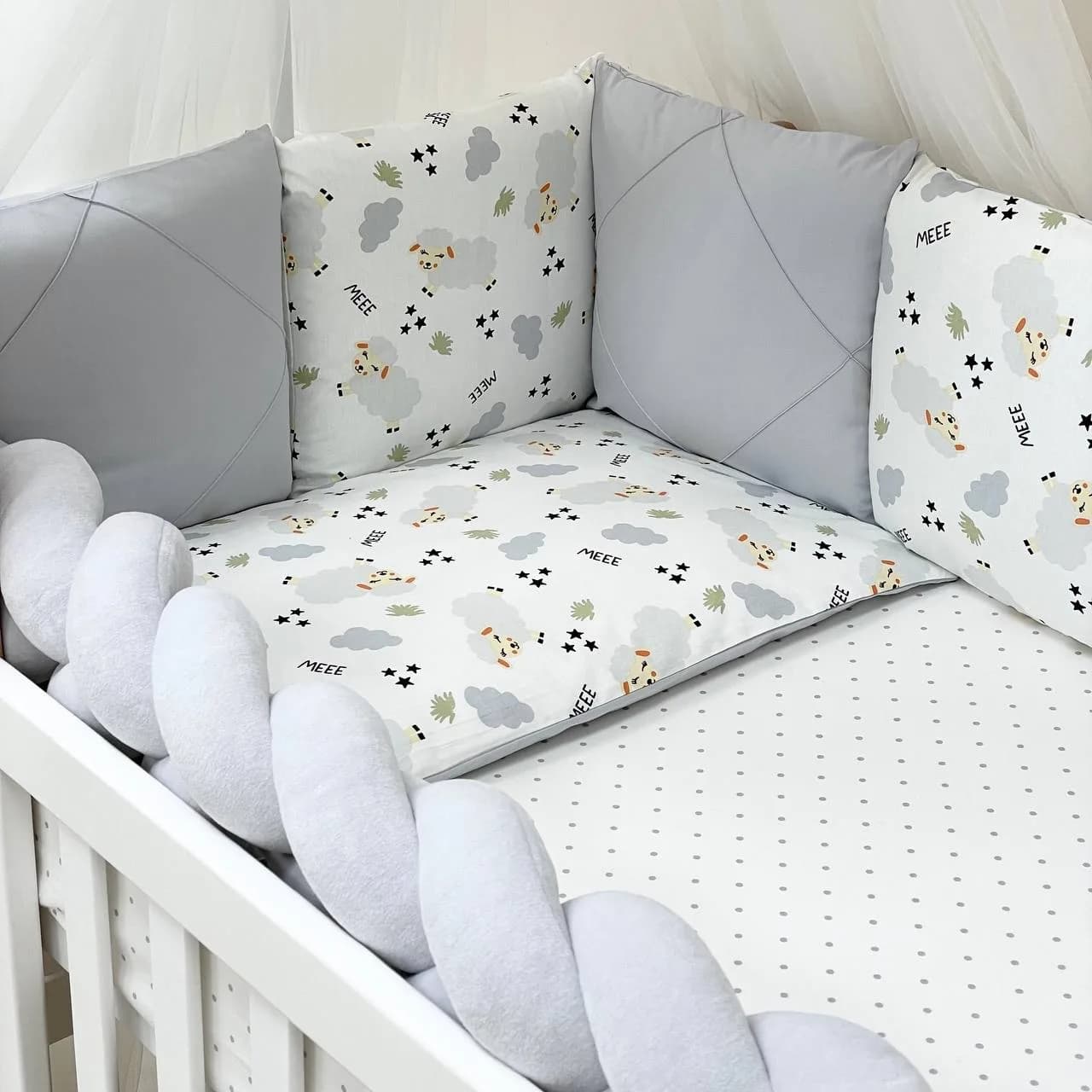Постільний комплект Маленька Соня Happy night Овечки 6од 02107179 фото 2