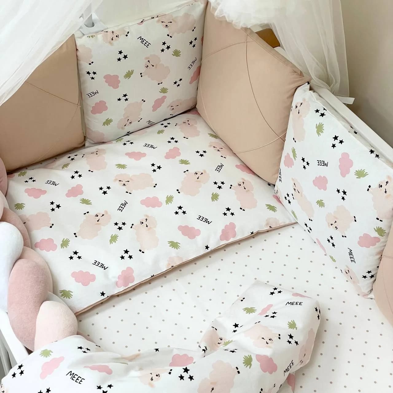 Постельный комплект Маленькая Соня Happy night Овечки 6ед 02107177 фото 3