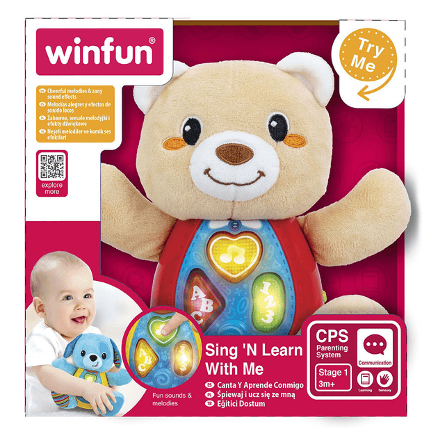 Іграшка інтерактивна WinFun Ведмедик 0681-01 Іграшка інтерактивна WinFun Ведмедик 0681-01