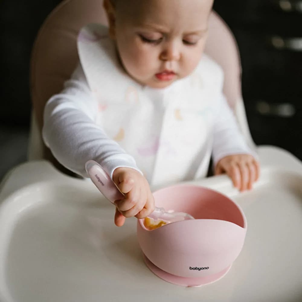 Тарілка на присосці BabyOno 1481/02 фото 4