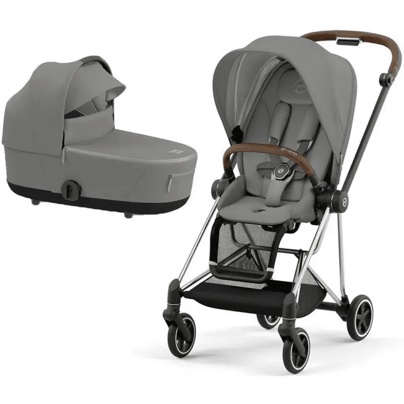Коляска универсальная 2в1 Cybex Mios 4.0 Mirage Grey/Chrome Brown 523000929/3 Коляска универсальная 2в1 Cybex Mios 4.0 Mirage Grey/Chrome Brown 523000929/3